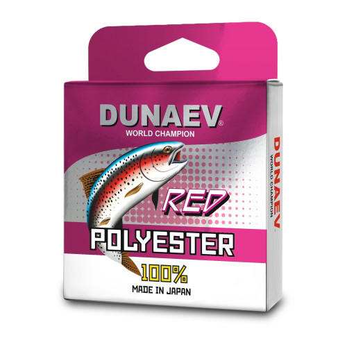 Леска Dunaev Polyester RED 100м