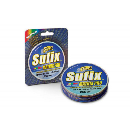 Леска Sufix Matrix Pro Multi Color 250м.
