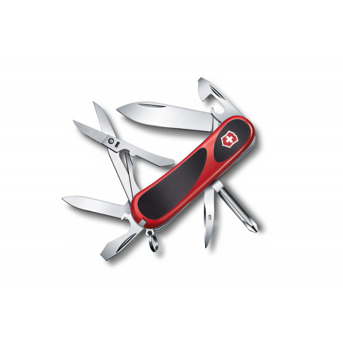 Нож перочинный VICTORINOX EvoGrip 16 2.4903.С красно-черный