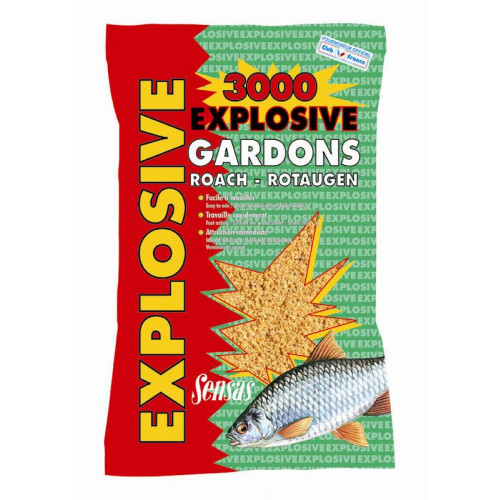 Прикормка Sensas 3000 EXPLOSIVE Gardons 1кг