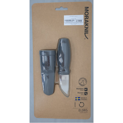 Нож Morakniv Eldris Lightduty (13843) 143 мм, серый