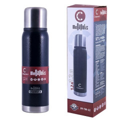 Термос СЛЕДОПЫТ-MEGAPOLIS PF-TM-21, 2 крышки, 1,0 л