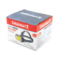 Фонарь налобный СЛЕДОПЫТ-RAY LIGHT 1 COB аккум.1x2200mAh